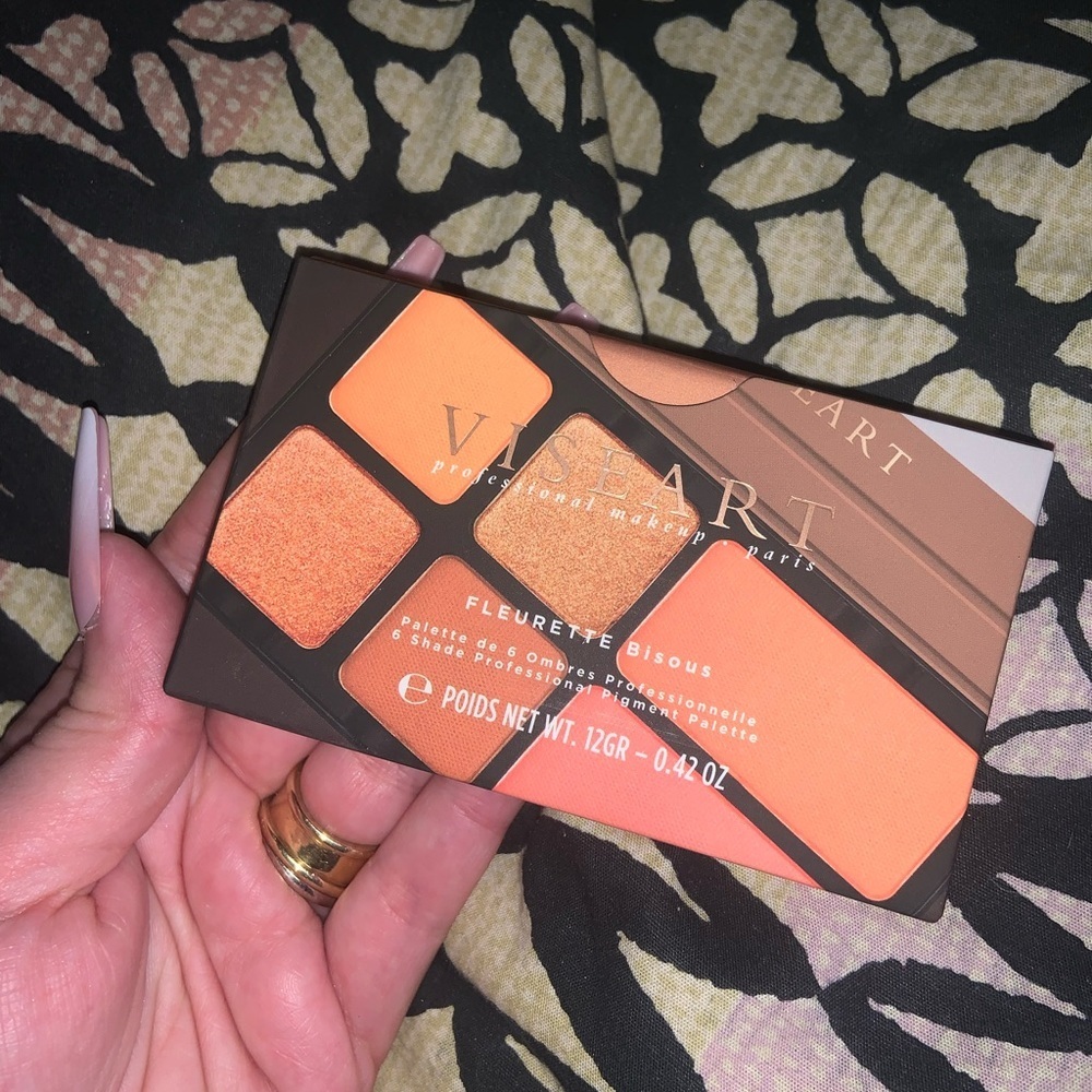 Viseart eyeshadow palette with blush 40$